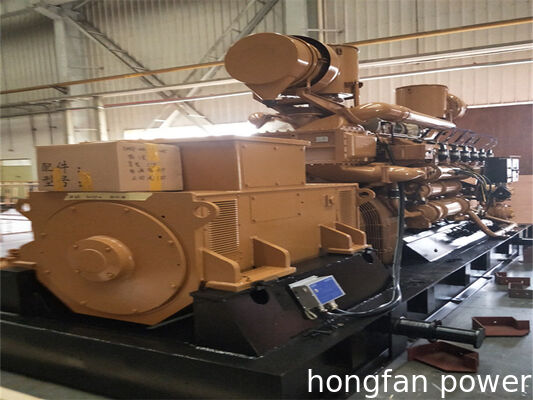 Jichai 500KW G12V190ZLDZ 1000R/min Biogas Gas Generator for CHP application