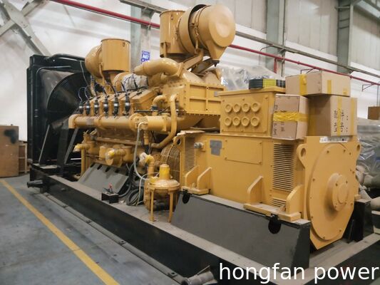 Jichai 500KW G12V190ZLDZ 1000R/min Biogas Gas Generator for CHP application